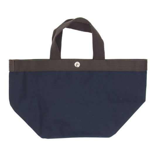 Herve Chapelier エルベ・シャプリエ 707C コーデュラ 舟型 トート M ネイビー系【中古】