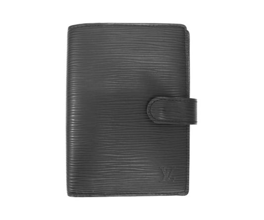 LOUIS VUITTON ルイ・ヴィトン R20202  エピ アジェンダ MM 手帳カバー ブラック系【中古】