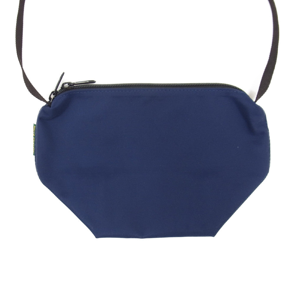 Herve Chapelier エルベ・シャプリエ 2885N ナイロン 舟型 ショルダーバッグ S ネイビー系【美品】【中古】