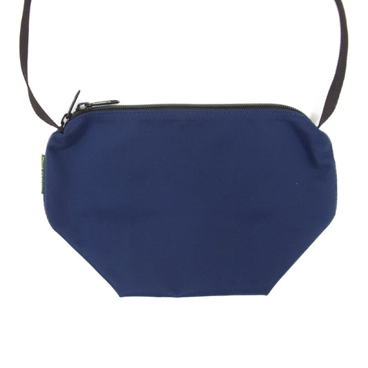 Herve Chapelier エルベ・シャプリエ 2885N ナイロン 舟型 ショルダーバッグ S ネイビー系【美品】【中古】