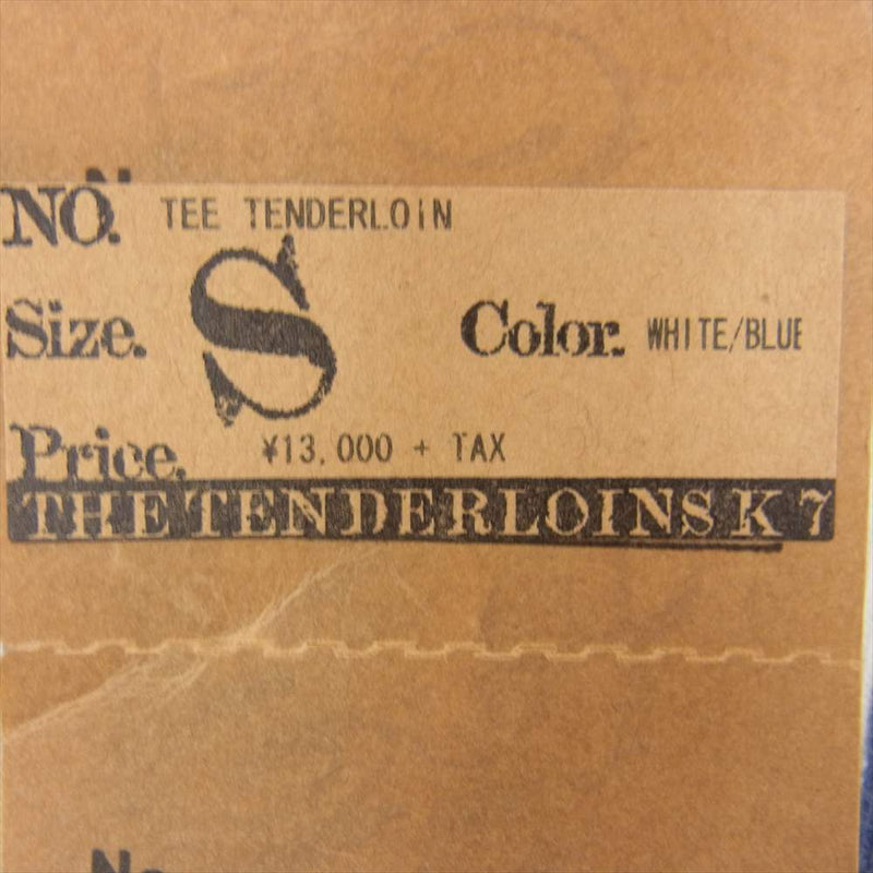 TENDERLOIN テンダーロイン TEE TENDERLOIN テンダーロイン プリント 半袖Tシャツ ホワイト ホワイト系 S【中古】