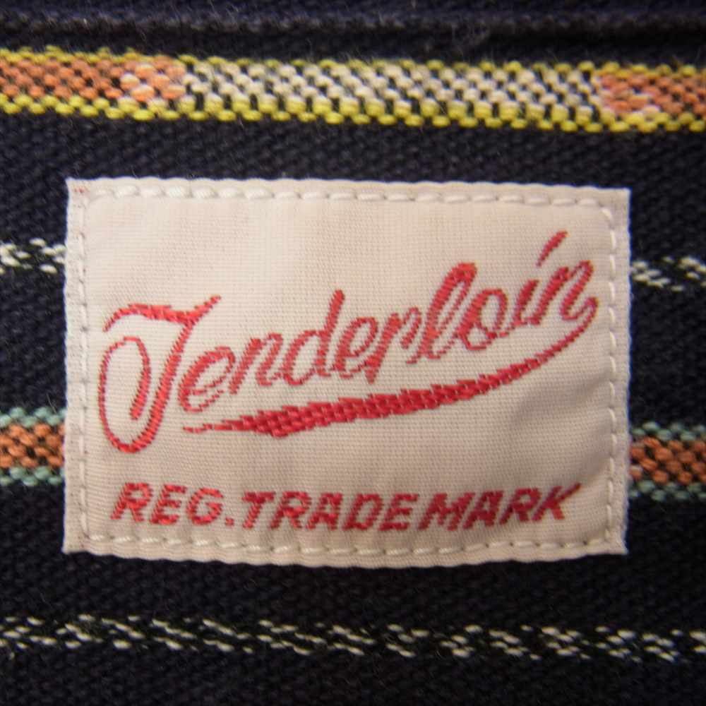 TENDERLOIN テンダーロイン T-GTM SHT ガテマラ グアテマラ 長袖シャツ ネイビー系 XS【中古】