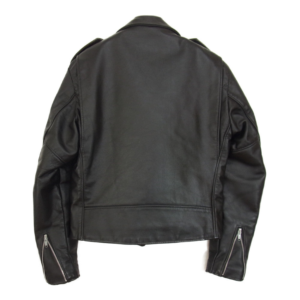 schott ショット DUR O JAC タグ 518 レザー ダブル ライダース ジャケット ブラック系 38【中古】