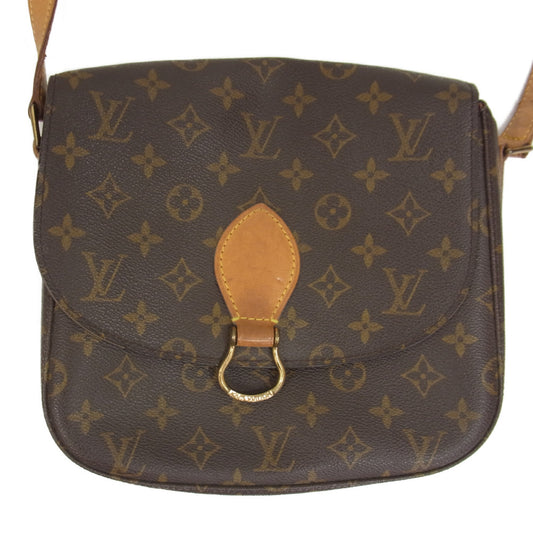 LOUIS VUITTON ルイ・ヴィトン M51242 サンクルー GM モノグラム ショルダーバッグ ブラウン系【中古】