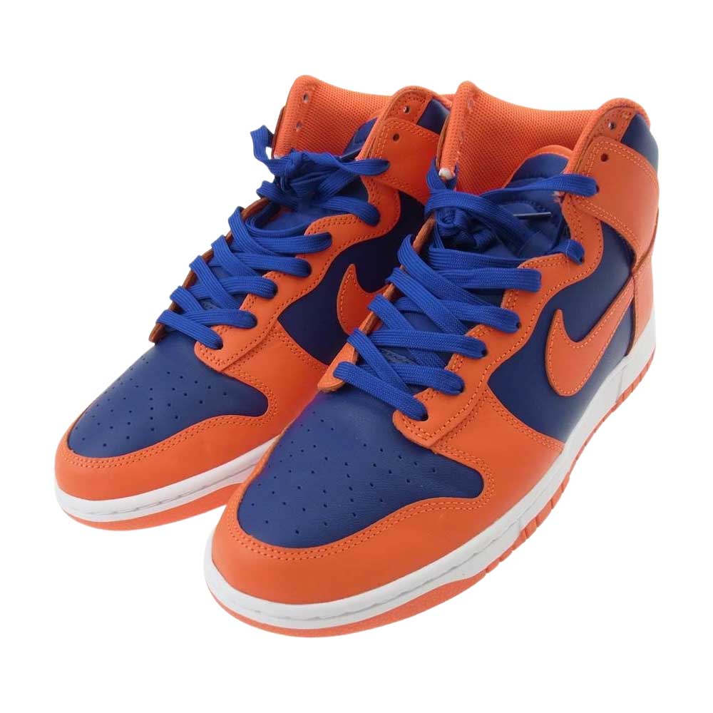 NIKE ナイキ DD1399-800 DUNK HI RETRO ダンク ハイ レトロ スニーカー オレンジ系 ブルー系 29cm【美品】【中古】