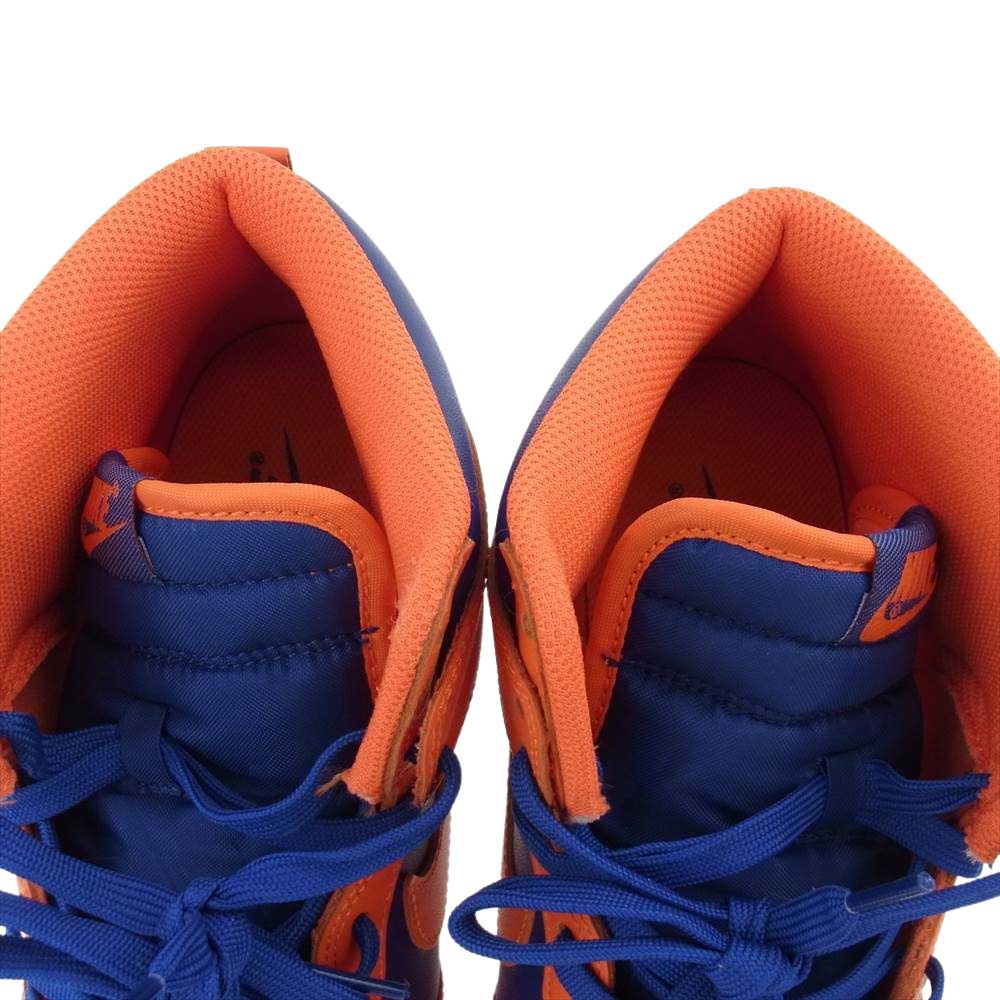 NIKE ナイキ DD1399-800 DUNK HI RETRO ダンク ハイ レトロ スニーカー オレンジ系 ブルー系 29cm【美品】【中古】