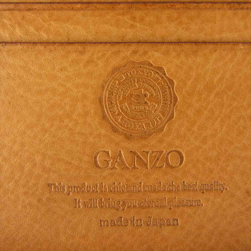 GANZO ガンゾ 通しマチ名刺入れ カードケース