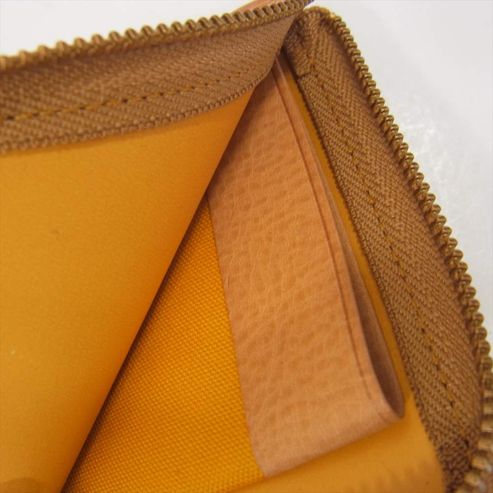 GANZO ガンゾ 57153 Minerva Natural ミネルバナチュラル ZIPパース レザー コンパクトウォレット ブラウン ブラウン系【新古品】【未使用】【中古】