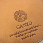 GANZO ガンゾ 57153 Minerva Natural ミネルバナチュラル ZIPパース レザー コンパクトウォレット ブラウン ブラウン系【新古品】【未使用】【中古】