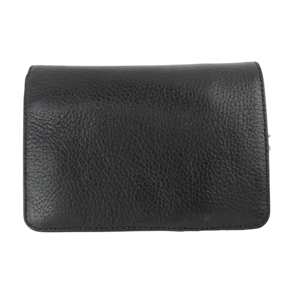 CHROME HEARTS クロムハーツ（原本有） JOEY ジョーイ レザー ウォレット ブラック系【美品】【中古】
