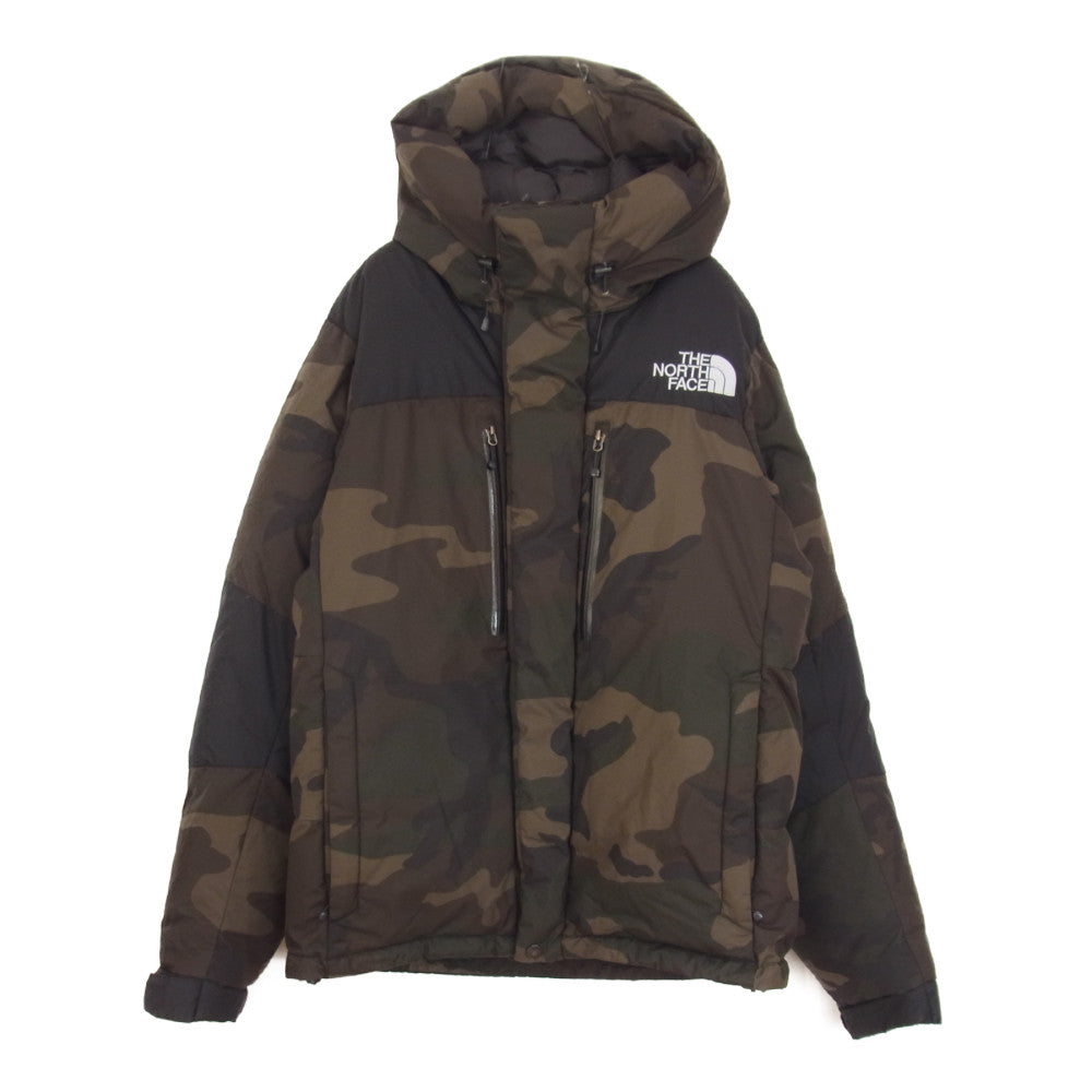 THE NORTH FACE ノースフェイス ND91405 NOVELTY BALTRO LIGHT JACKET カモ ノベルティ バルトロ ライト ダウン ジャケット カーキ系 L【中古】