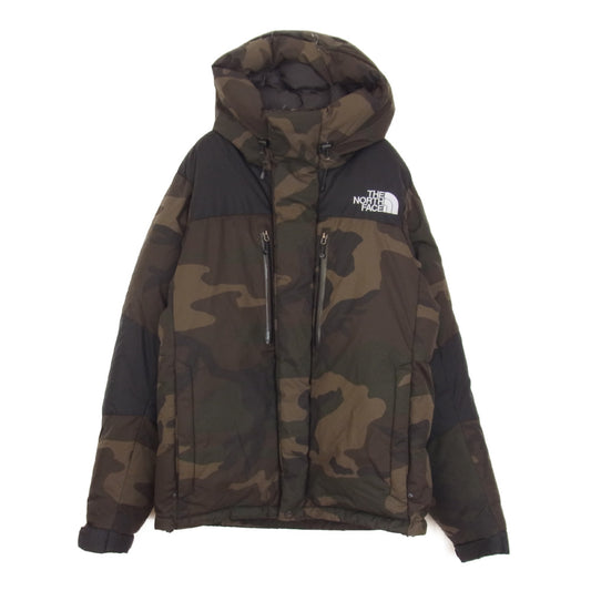 THE NORTH FACE ノースフェイス ND91405 NOVELTY BALTRO LIGHT JACKET カモ ノベルティ バルトロ ライト ダウン ジャケット カーキ系 L【中古】