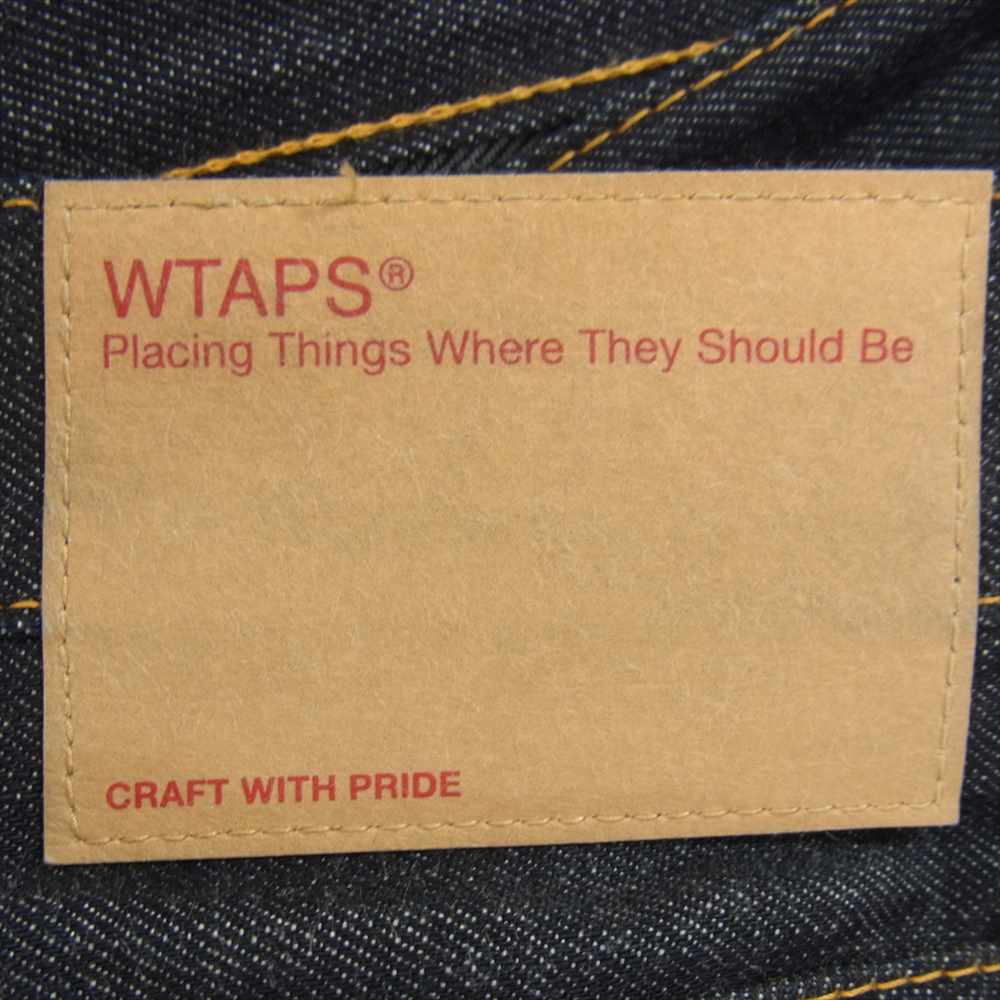 WTAPS ダブルタップス 15SS 151GWDT-PTM05 BLUES VERY SKINNY RAW TROUSES COTTON DENIM RAW スキニー デニム パンツ インディゴブルー系 L【中古】