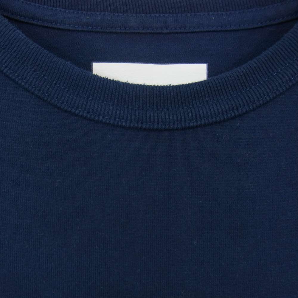 WTAPS ダブルタップス 21AW 212ATDT-CSM11 STENCIL LS COPO ステンシル ロゴ 長袖 Tシャツ ネイビー系 XL【中古】