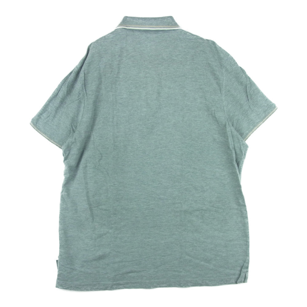 MONCLER モンクレール 国内正規品 POLO MANICA ポロシャツ コットン 中国製 グレー系 XXL【中古】