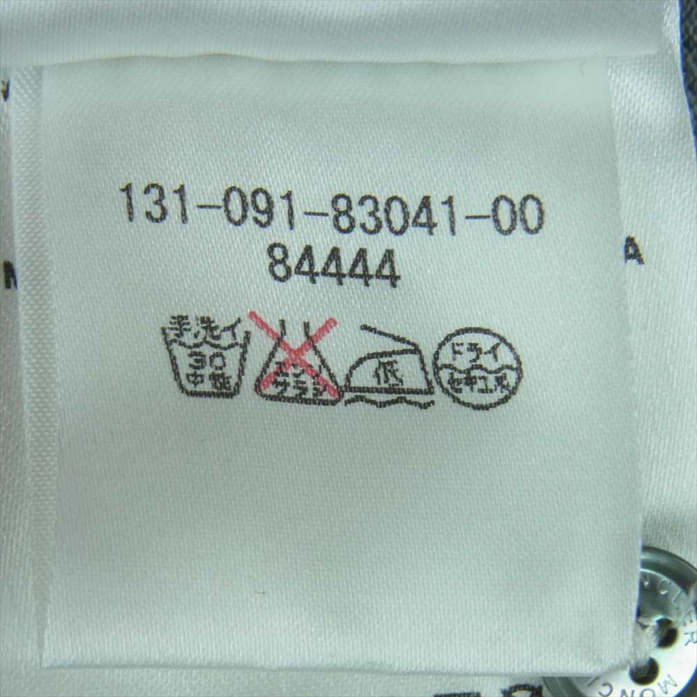 MONCLER モンクレール 国内正規品 POLO MANICA ポロシャツ コットン 中国製 グレー系 XXL【中古】