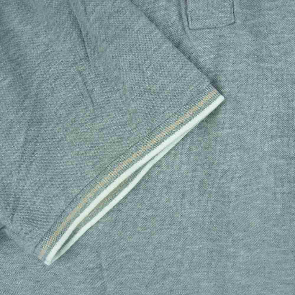 MONCLER モンクレール 国内正規品 POLO MANICA ポロシャツ コットン 中国製 グレー系 XXL【中古】
