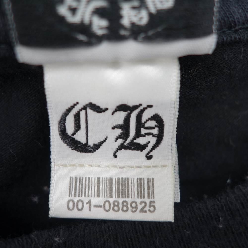 CHROME HEARTS クロムハーツ（原本無） バック セメタリー クロス プリント ポケット付 半袖 Tシャツ ブラック系 XL【中古】