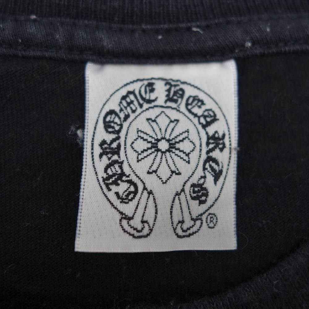 CHROME HEARTS クロムハーツ（原本無） ホースシュー バックプリント 半袖 Tシャツ ブラック系 XL【中古】