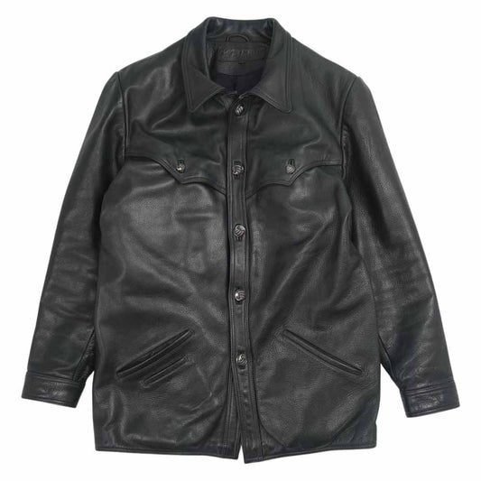 CHROME HEARTS クロムハーツ（原本無） HUNTING JACKET ハンティング ジャケット クローボタン ブラック系 XL【中古】