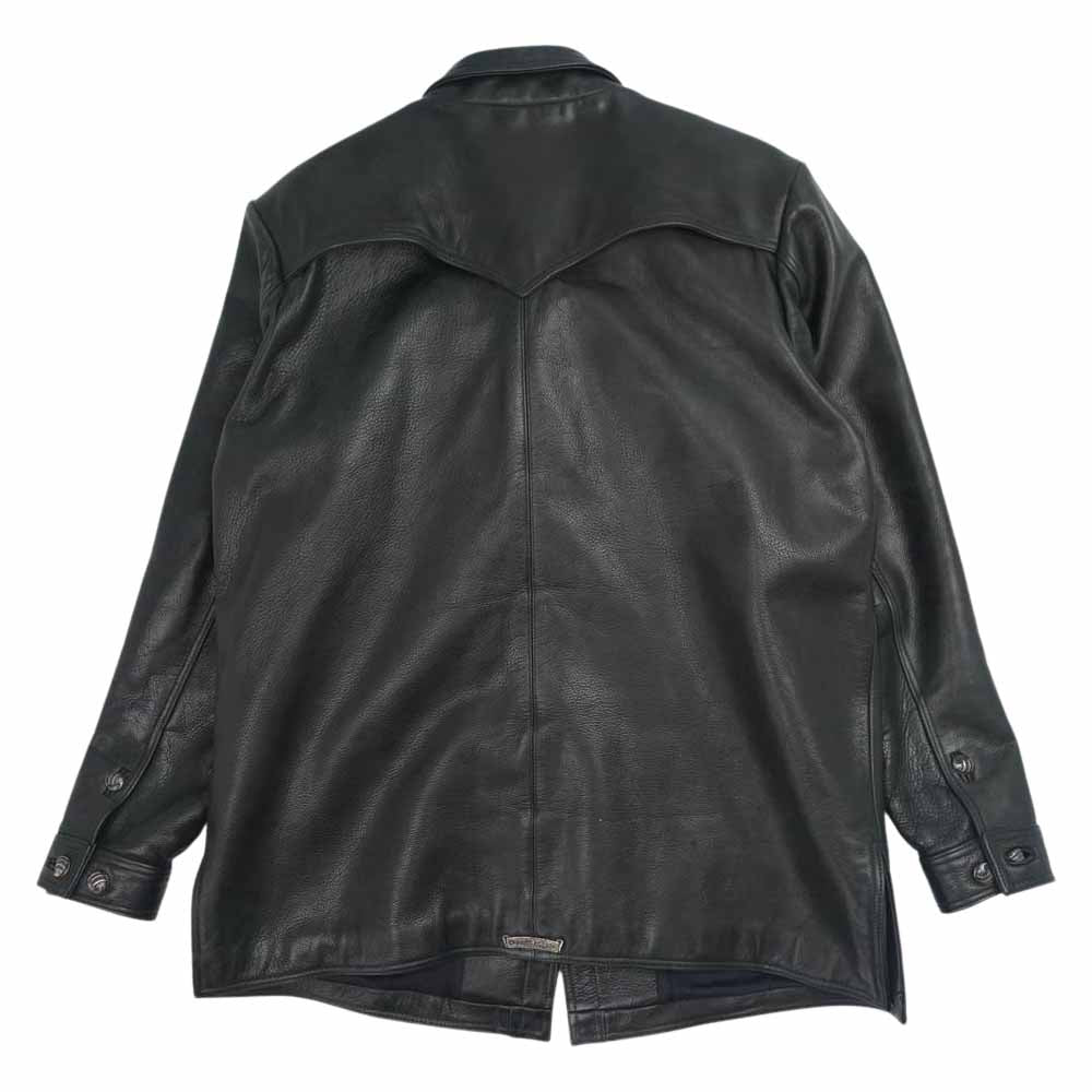 CHROME HEARTS クロムハーツ（原本無） HUNTING JACKET ハンティング ジャケット クローボタン ブラック系 XL【中古】