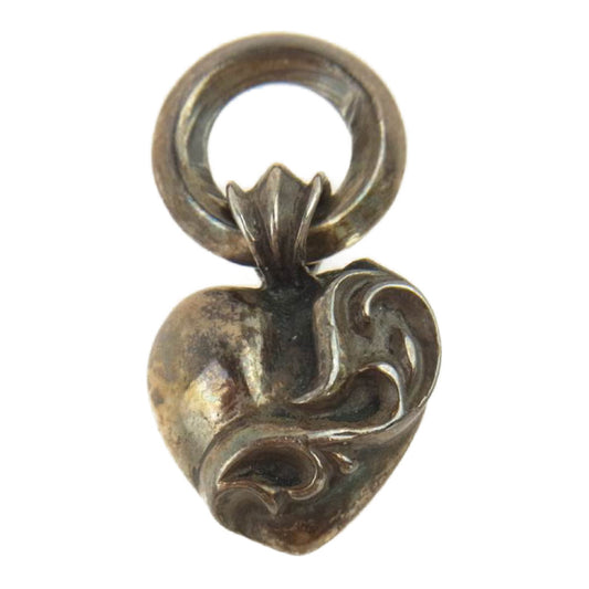 CHROME HEARTS クロムハーツ（原本無） HEART ハート チャーム ネックレス シルバー系【中古】
