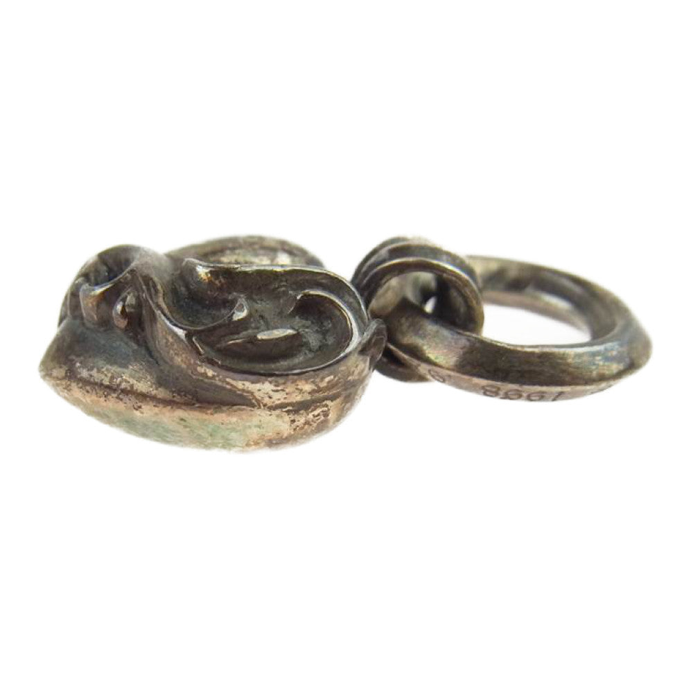 CHROME HEARTS クロムハーツ（原本無） HEART ハート チャーム ネックレス シルバー系【中古】