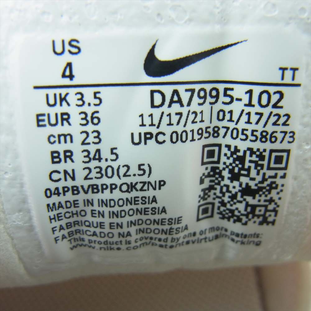NIKE ナイキ DA7995-102 WAFFLE ONE ワッフル ワン スニーカー インドネシア製 オフホワイト系 23cm【中古】
