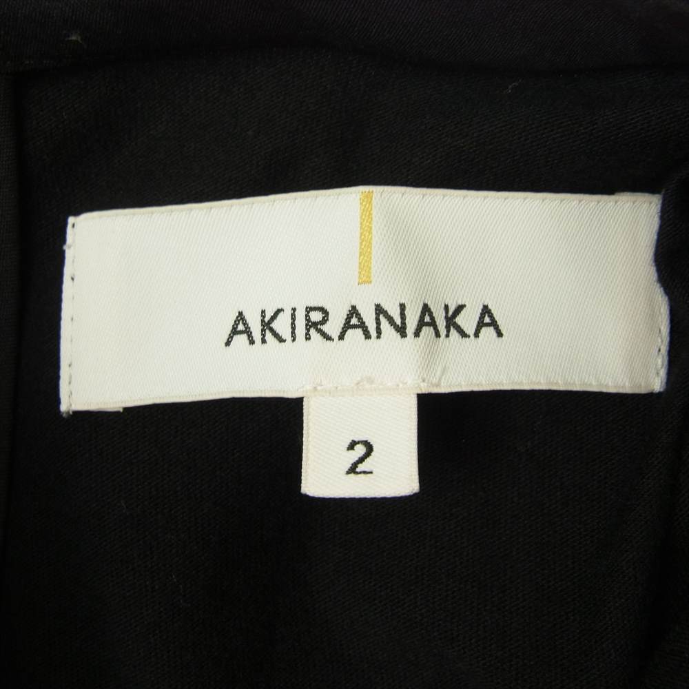 アキラナカ AP2131-BK Layered Organza long sleeves dress  ブラック系 2【新古品】【未使用】【中古】