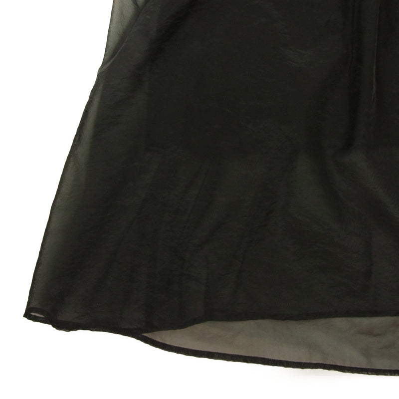 アキラナカ AP2131-BK Layered Organza long sleeves dress  ブラック系 2【新古品】【未使用】【中古】