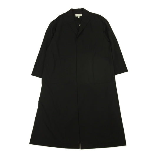 HYKE ハイク WOOL SHOP COAT ロング コート  ブラック系 1【新古品】【未使用】【中古】