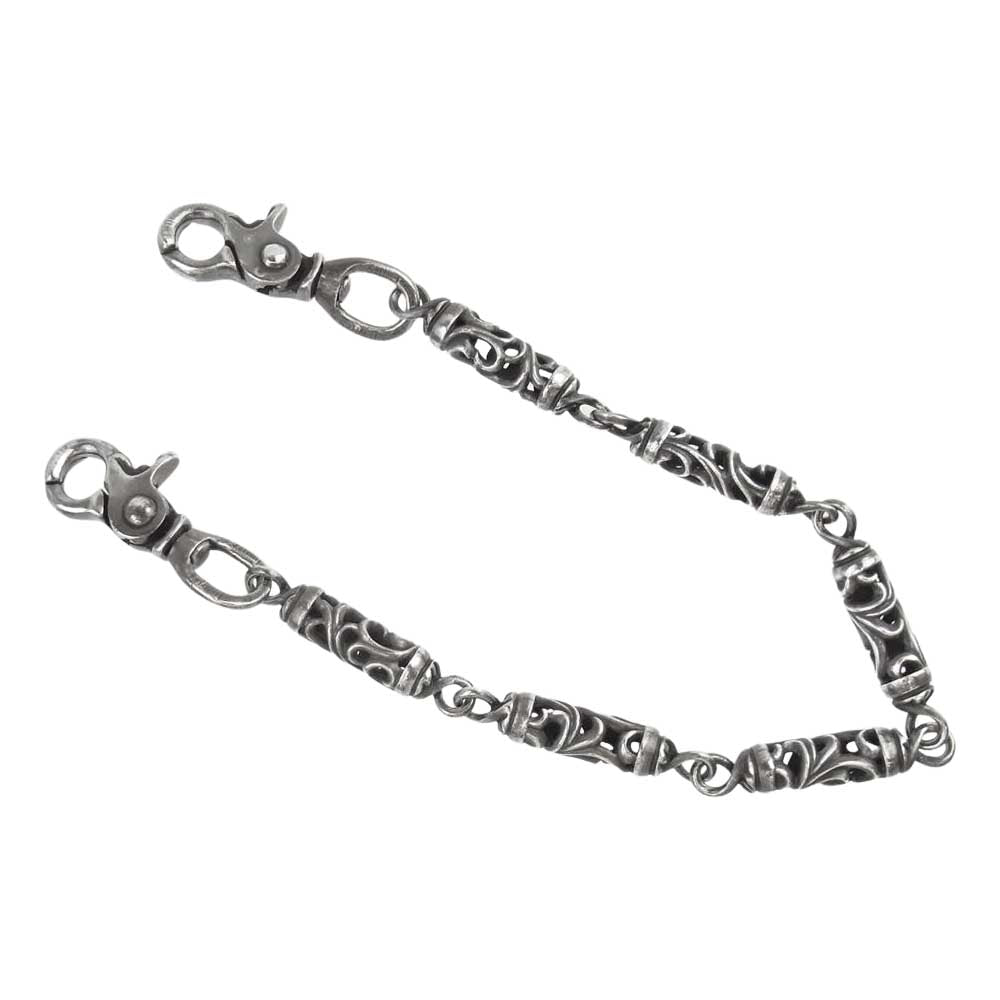 CHROME HEARTS クロムハーツ（原本有） ROLLER SHORT-T 2クリップ ショート 6リンク ローラー シルバー系【中古】