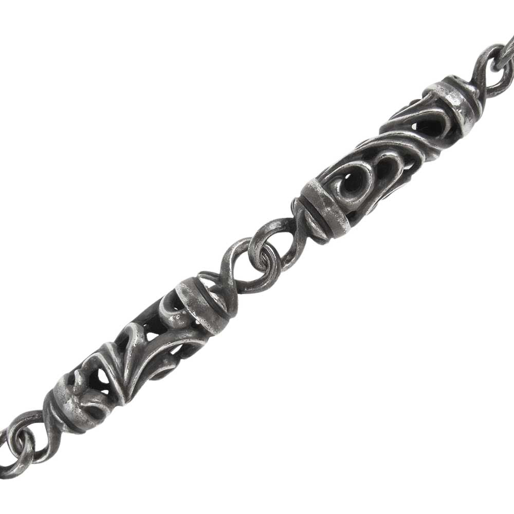 CHROME HEARTS クロムハーツ（原本有） ROLLER SHORT-T 2クリップ ショート 6リンク ローラー シルバー系【中古】