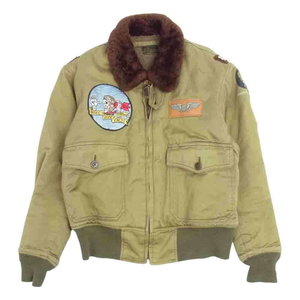 Buzz Rickson's バズリクソンズ M13294 M品番 TYPE B-10 フライト ジャケット カーキ系 36【中古】