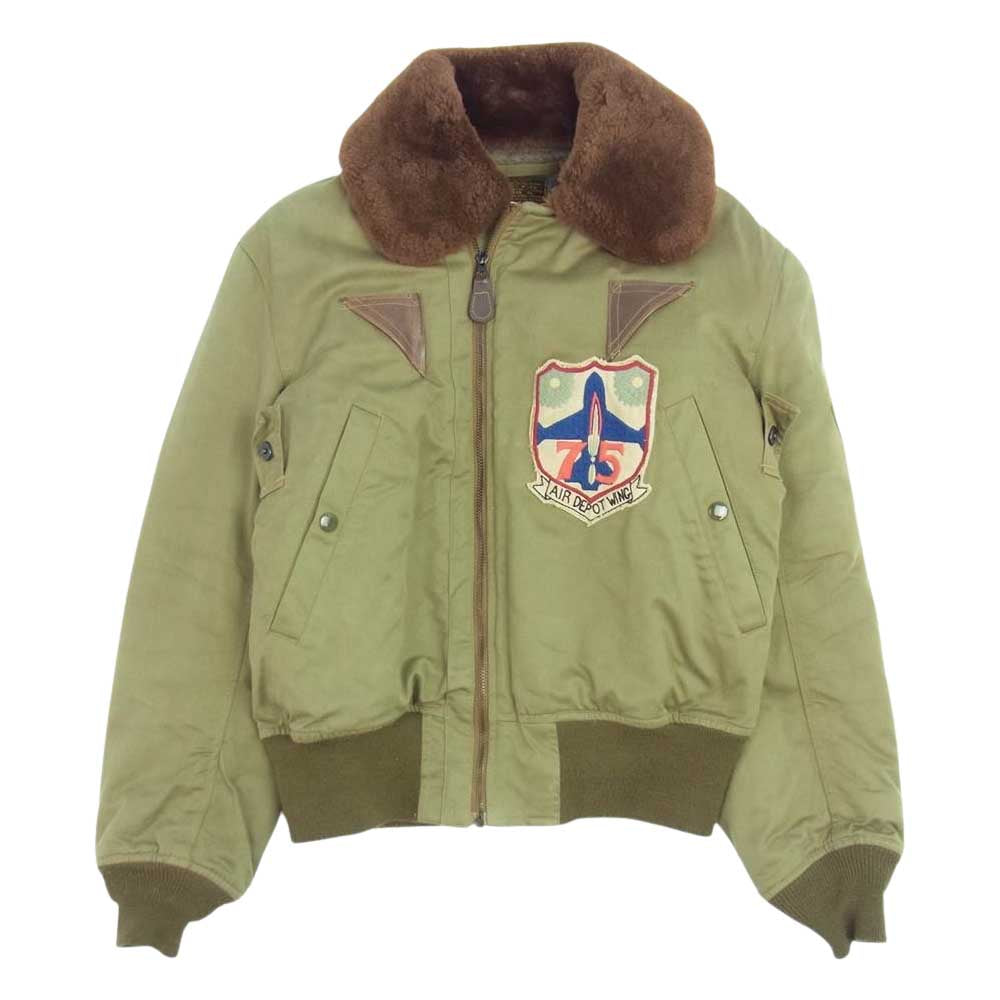 Buzz Rickson's バズリクソンズ BR11086 TYPE B-15A 1944MODEL 75th Air Depot Wing ARNOFF MFG.COMPANY 実名復刻 フライトジャケット カーキ系 36【中古】