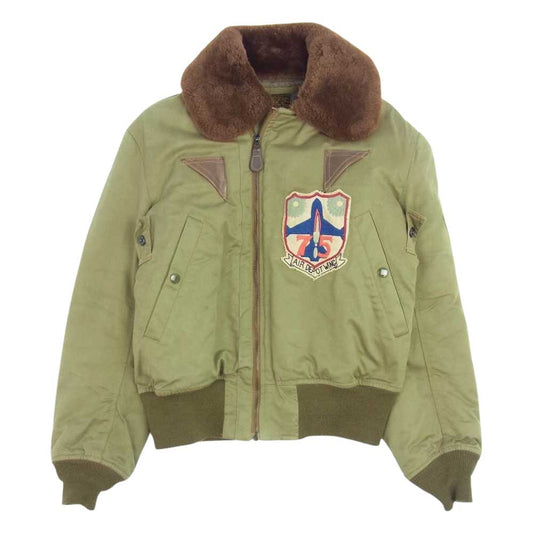 Buzz Rickson's バズリクソンズ BR11086 TYPE B-15A 1944MODEL 75th Air Depot Wing ARNOFF MFG.COMPANY 実名復刻 フライトジャケット カーキ系 36【中古】