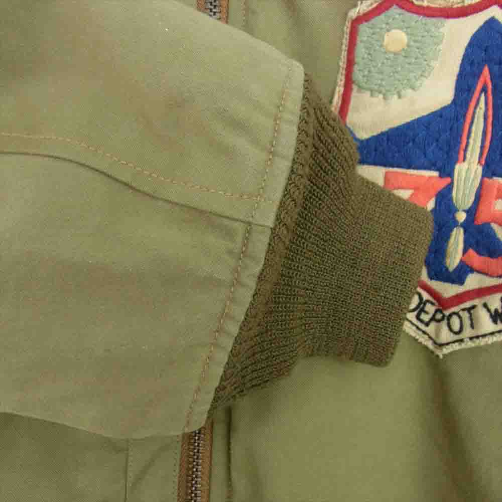 Buzz Rickson's バズリクソンズ BR11086 TYPE B-15A 1944MODEL 75th Air Depot Wing ARNOFF MFG.COMPANY 実名復刻 フライトジャケット カーキ系 36【中古】