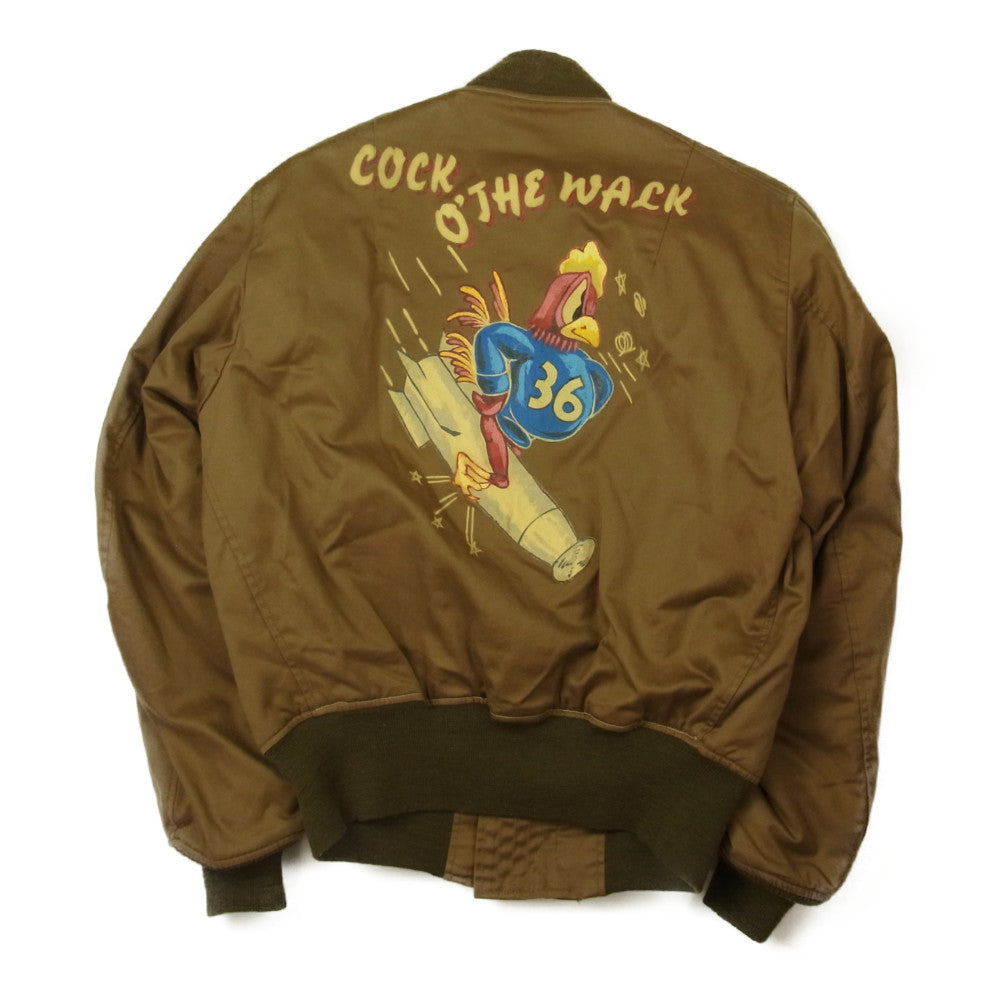 Buzz Rickson's バズリクソンズ M13769 M品番 B-15A MOD モディファイド フライトジャケット 第388爆撃大隊 復刻 フライト ジャケット カーキ系 36【中古】