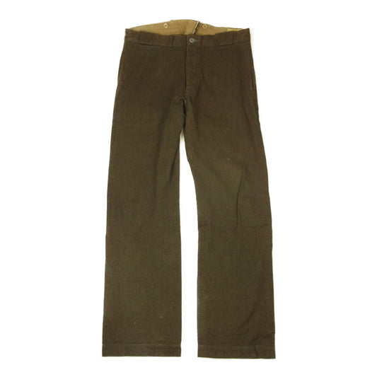オールド ジョー ミリタリー トラウザー パンツ ブラウン系 32【中古】