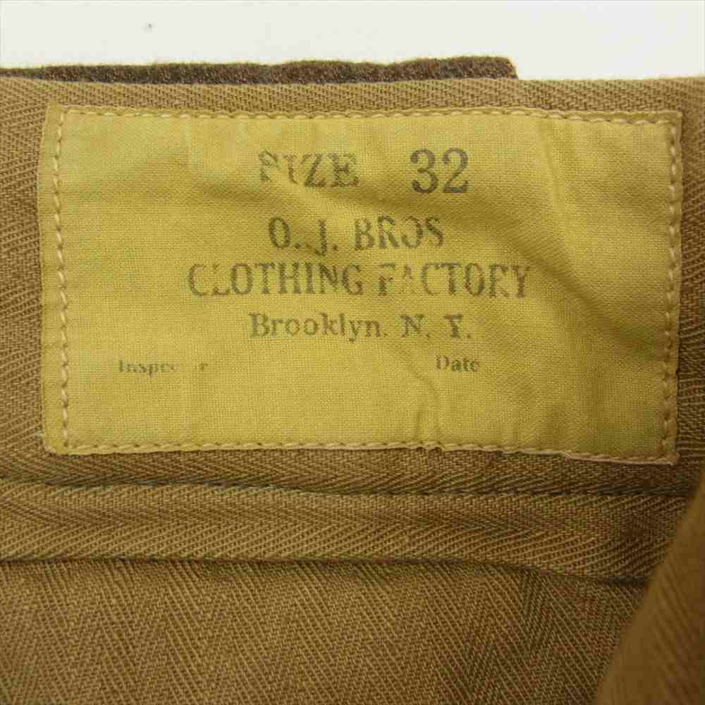 オールド ジョー ミリタリー トラウザー パンツ ブラウン系 32【中古】