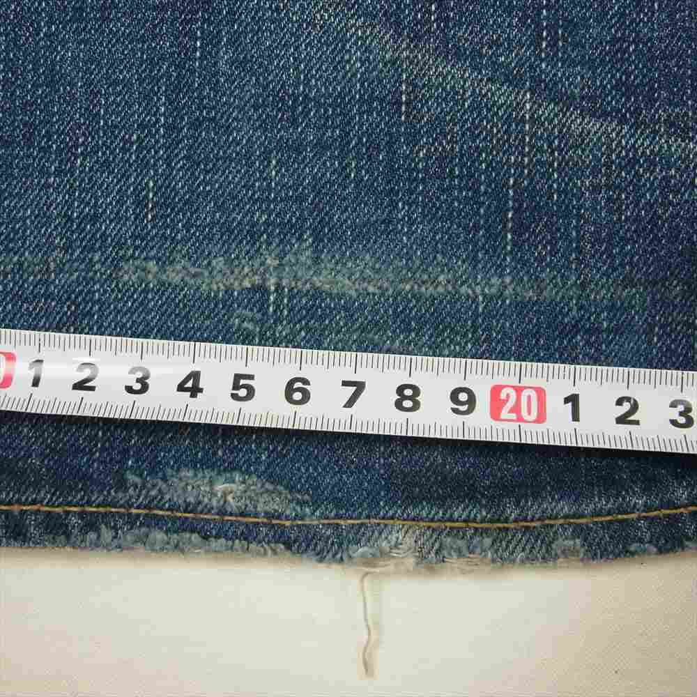 RRL ダブルアールエル 1938 BUCKLE BACK 081 バックル バック シンチバック デニム パンツ インディゴブルー系 32【中古】