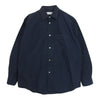 GRAPHPAPER グラフペーパー GPS-LSH01 Broad Oversized  Regular Collar Shirt ブロード オーバーサイズ ロング スリーブ ネイビー系 1【中古】