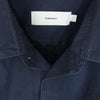GRAPHPAPER グラフペーパー GPS-LSH01 Broad Oversized  Regular Collar Shirt ブロード オーバーサイズ ロング スリーブ ネイビー系 1【中古】