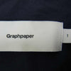 GRAPHPAPER グラフペーパー GPS-LSH01 Broad Oversized  Regular Collar Shirt ブロード オーバーサイズ ロング スリーブ ネイビー系 1【中古】