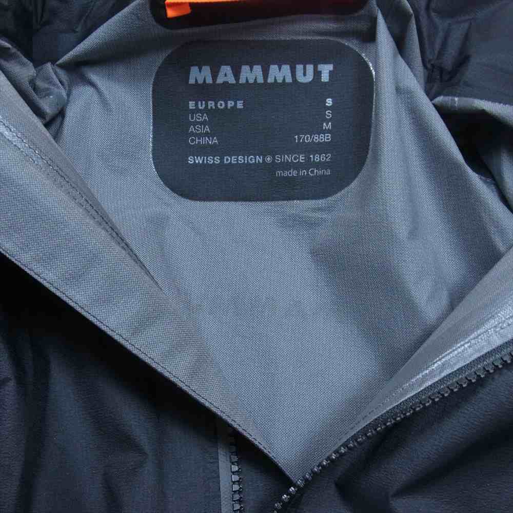 Mammut マムート 1010-28750 Lightweight HS Hooded Jacket ライトウェイト フーデッド ナイロンジャケット ブラック系 M【新古品】【未使用】【中古】