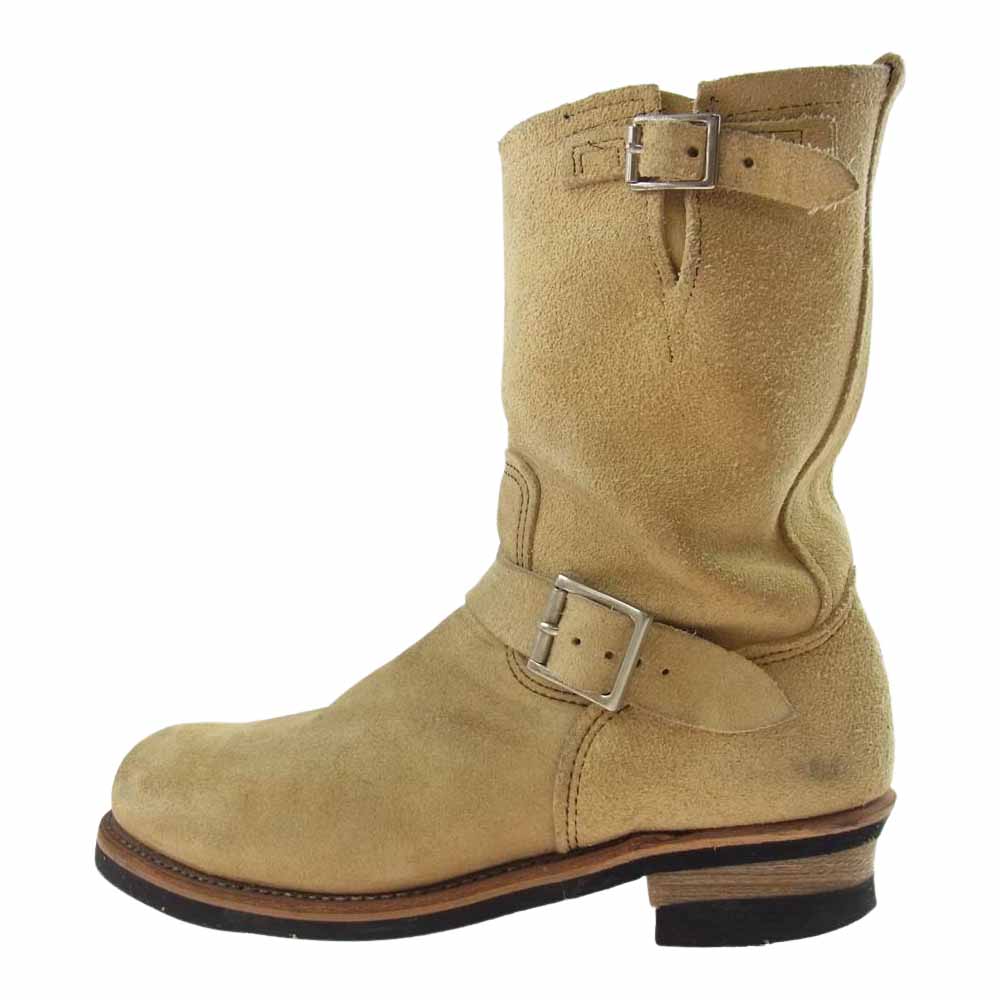 RED WING レッドウィング 8268 T99 SUEDE ENGINEER BOOTS スエード エンジニアブーツ ベージュ系 USA10【中古】