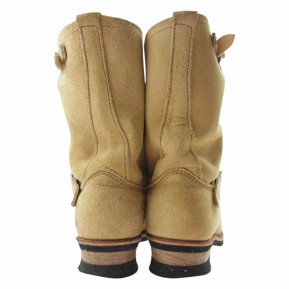 RED WING レッドウィング 8268 T99 SUEDE ENGINEER BOOTS スエード エンジニアブーツ ベージュ系 USA10【中古】
