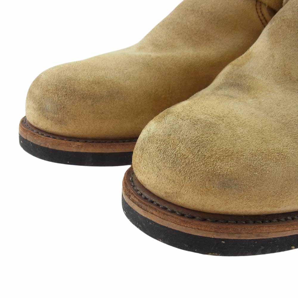 RED WING レッドウィング 8268 T99 SUEDE ENGINEER BOOTS スエード エンジニアブーツ ベージュ系 USA10【中古】