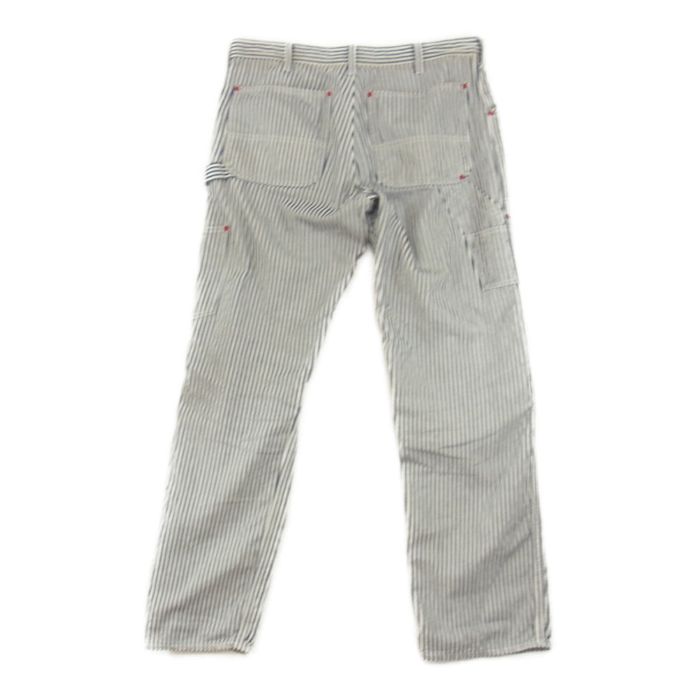 BACKDROP バックドロップ ヒッコリー ストライプ ペインター パンツ ネイビー系 32【中古】