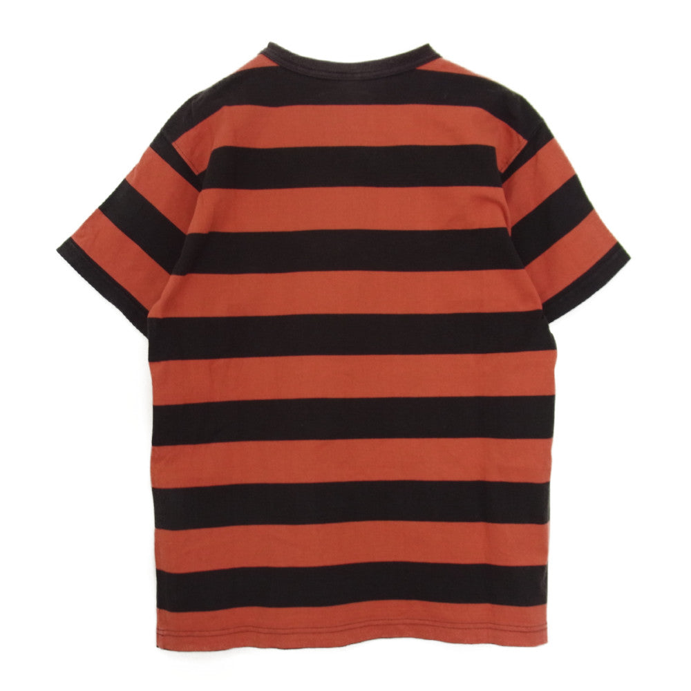 TOY'S McCOY トイズマッコイ McHILL ボーダー ポケット Tシャツ レッド系 L【中古】